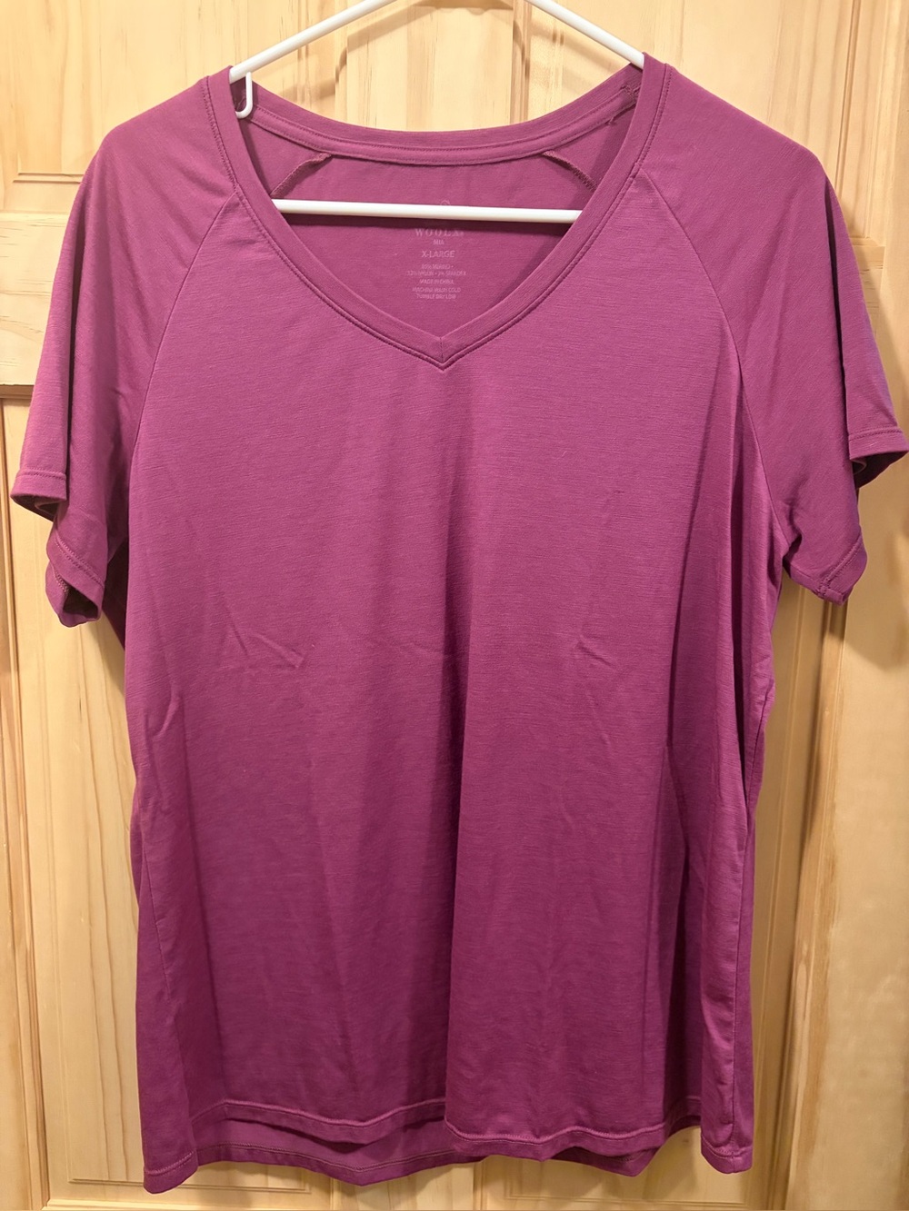 WoolX Mia Tee Jam Berry size XL